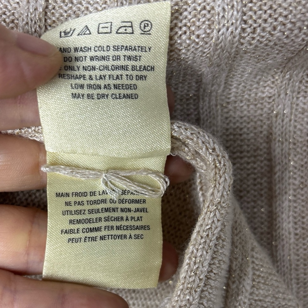 Anthropologie Tan Ribbed‎ Halter Tank - Picture 10 of 11